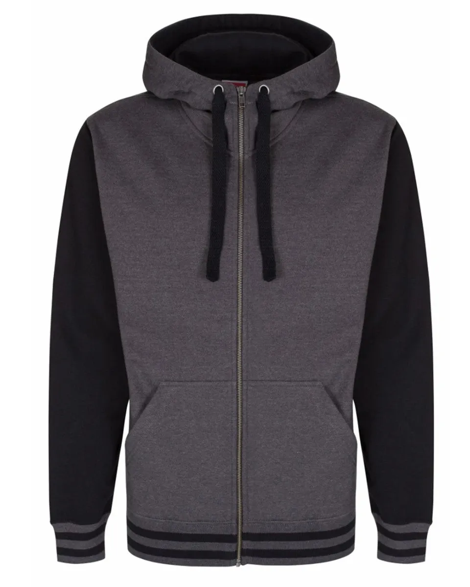 FZ002 FDM 'Manchester' Active Zip Hoodie