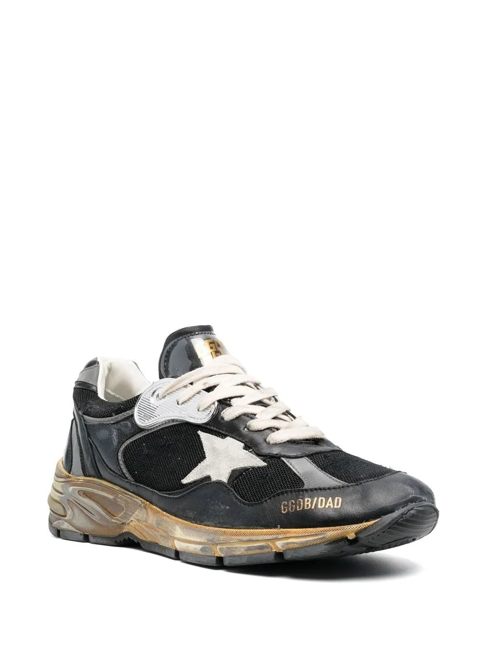 Golden Goose Dad Star Leather Sneakers