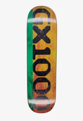 GX1000 SPLIT VENEER TEAL/YELLOW 8.25 DECK