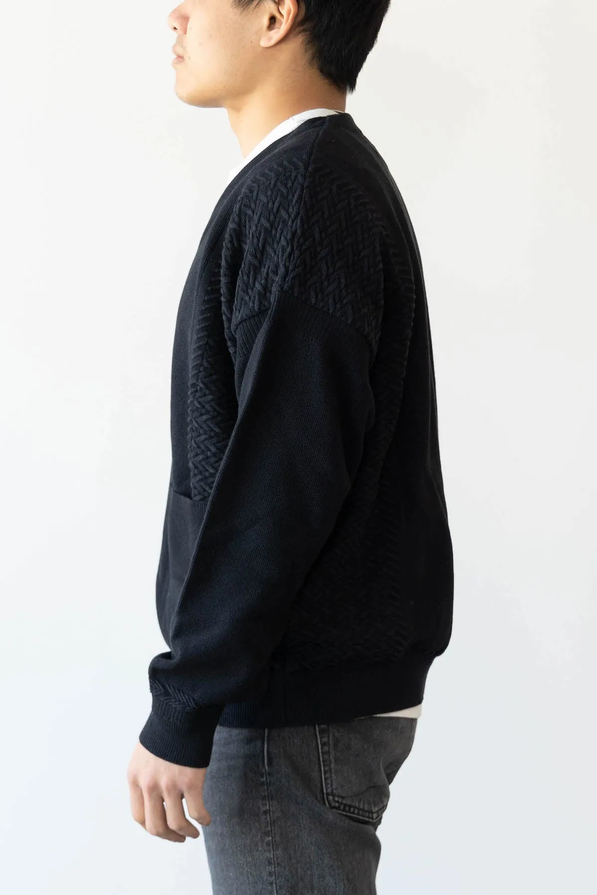 Hanaikada Cardigan - Black