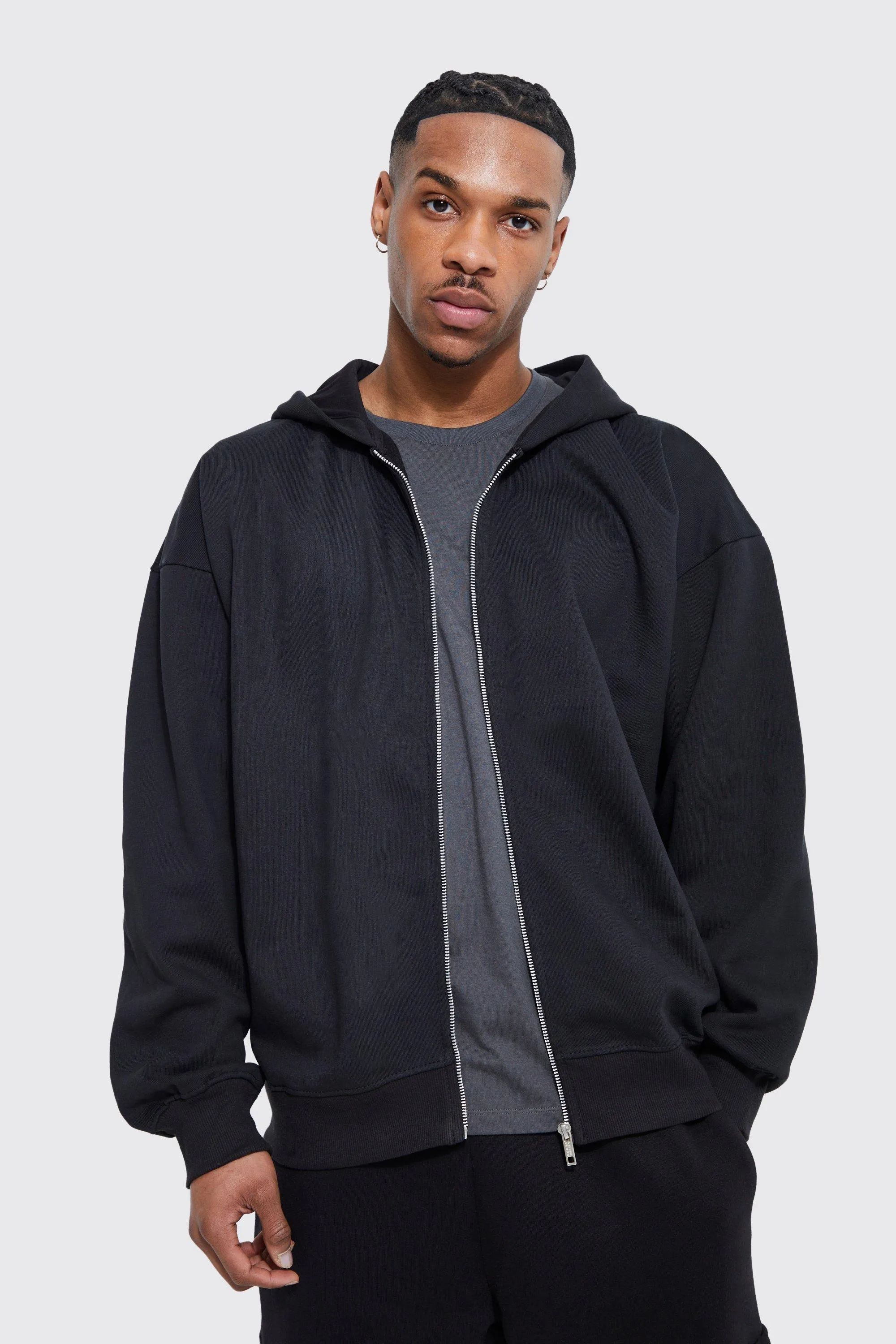 Heavyweight Zip Through Hoodie