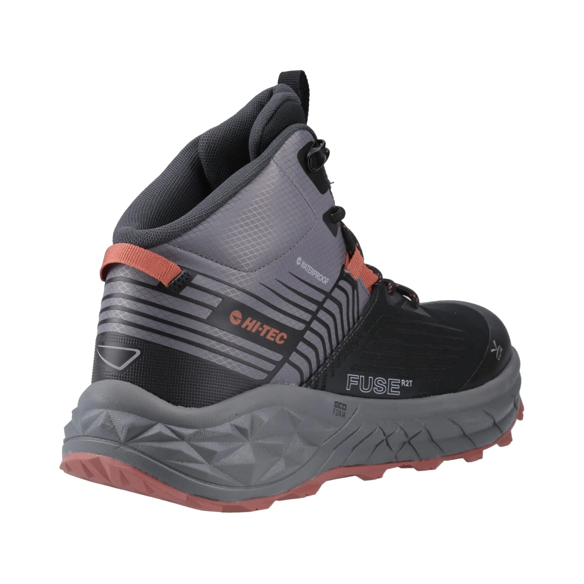 Hi-Tec Fuse Trail Mid Hiking Boots Mens - Phantom