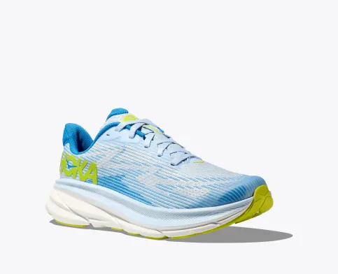 Hoka Kid’s Youth Clifton 9 Athletic Shoes-Ice Water/Evening Primrose