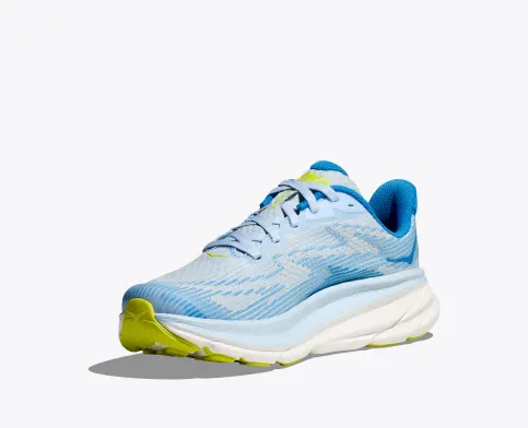 Hoka Kid’s Youth Clifton 9 Athletic Shoes-Ice Water/Evening Primrose