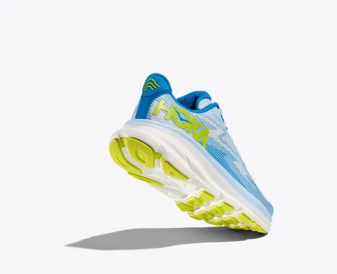 Hoka Kid’s Youth Clifton 9 Athletic Shoes-Ice Water/Evening Primrose