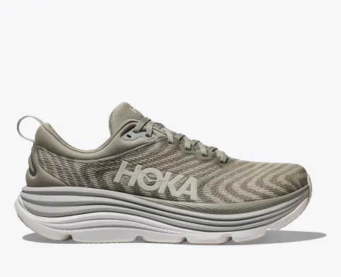 Hoka Men’s Gaviota 5 Athletic Shoes-Barley/Oat Milk