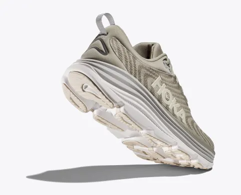 Hoka Men’s Gaviota 5 Athletic Shoes-Barley/Oat Milk