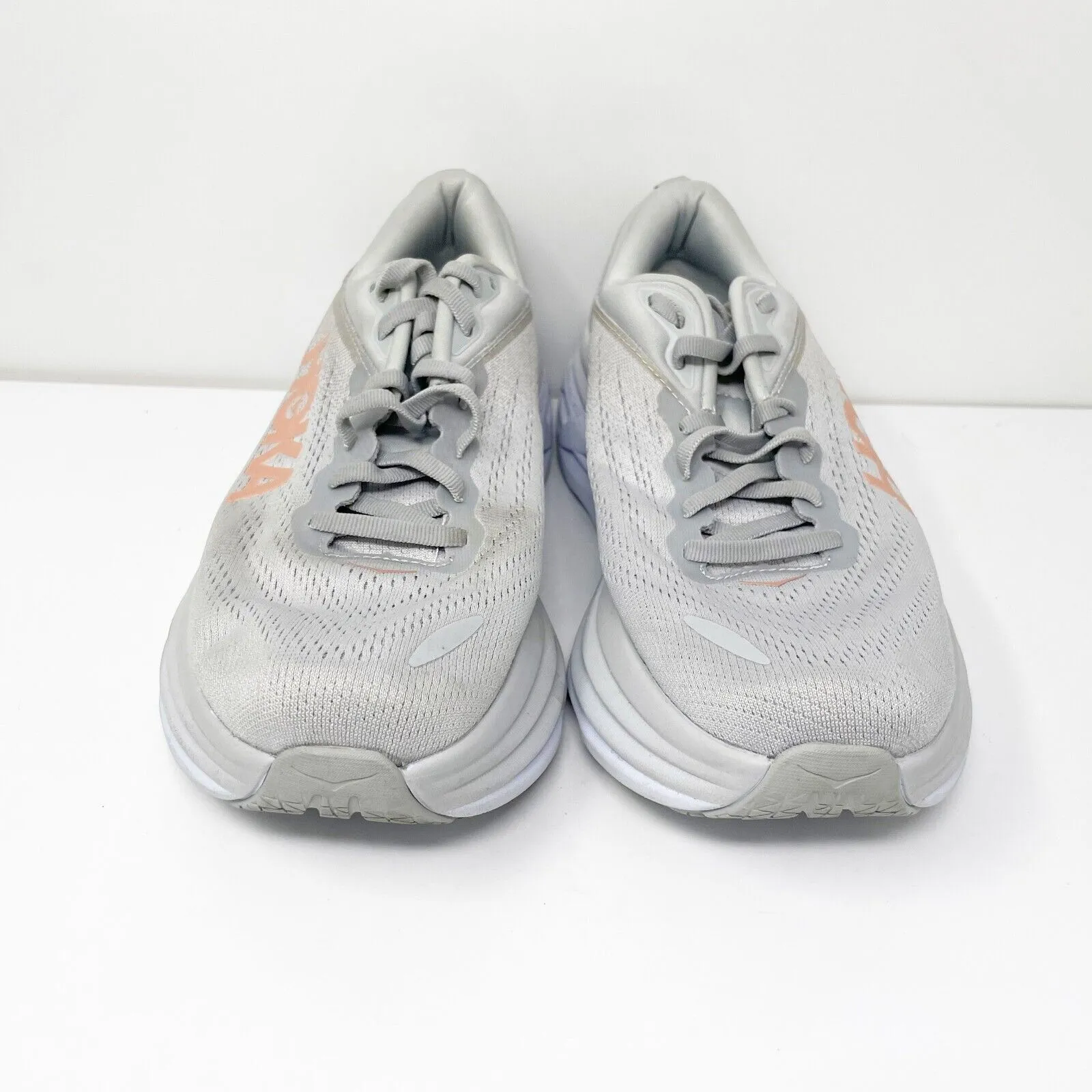 Hoka One One Womens Bondi 8 1127952 HMLR Gray Running Shoes Sneakers Size 8 B