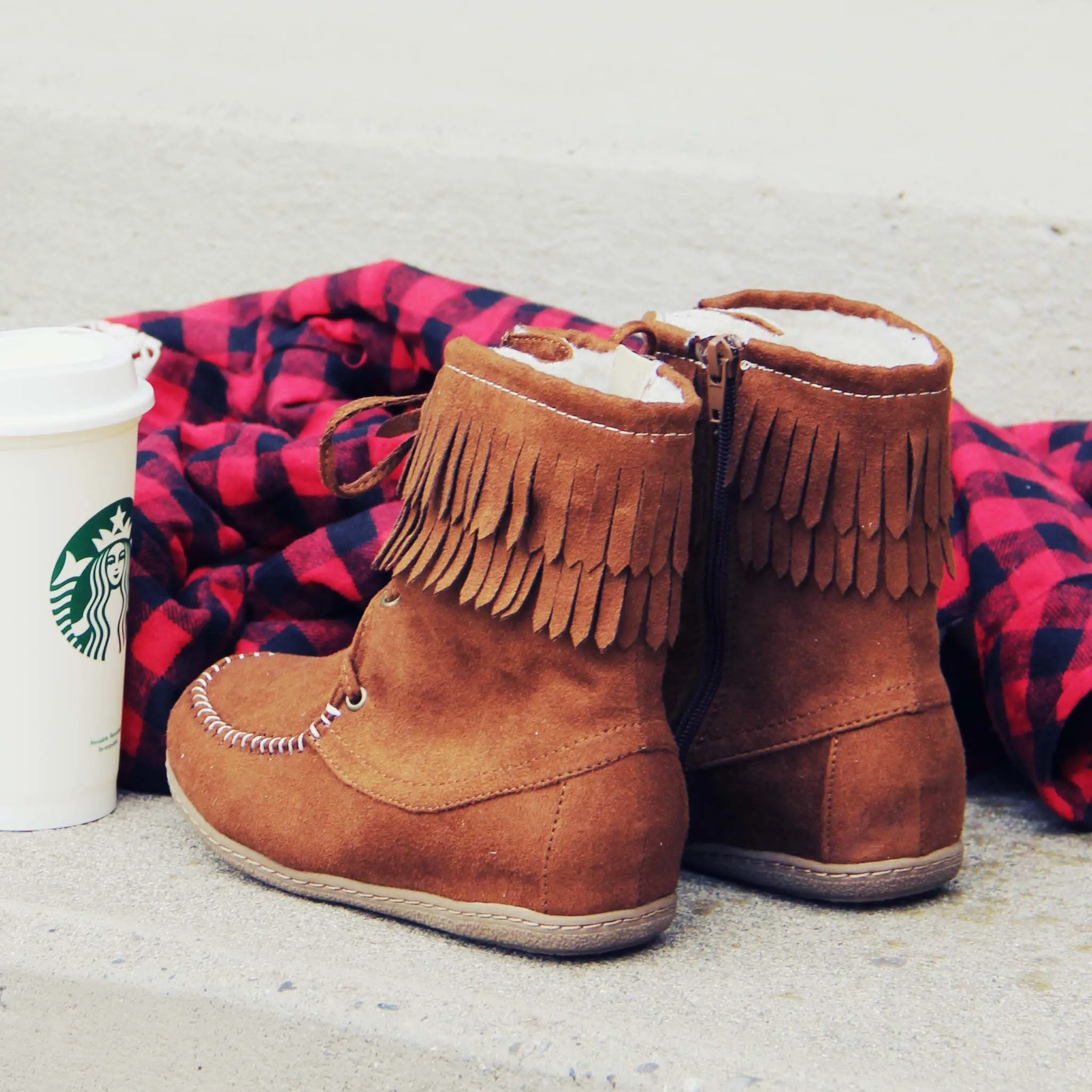 Juniper Pine Moccasins in Chestnut