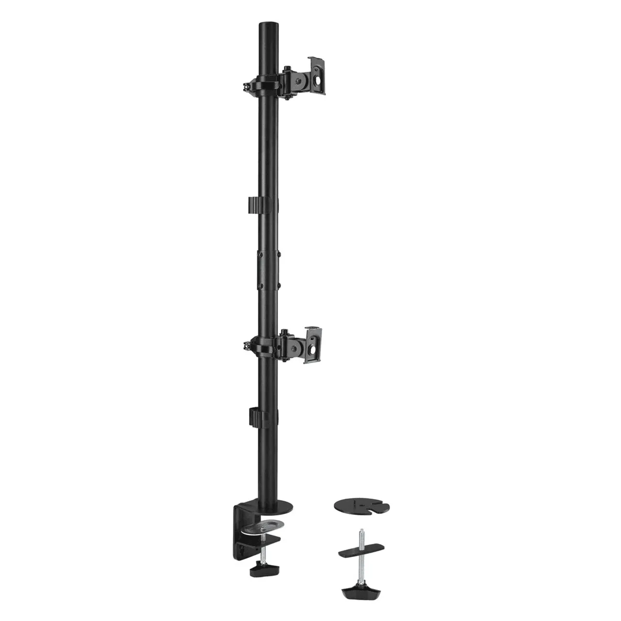 Kensington Vertical Stacking Dual Monitor Arm Black