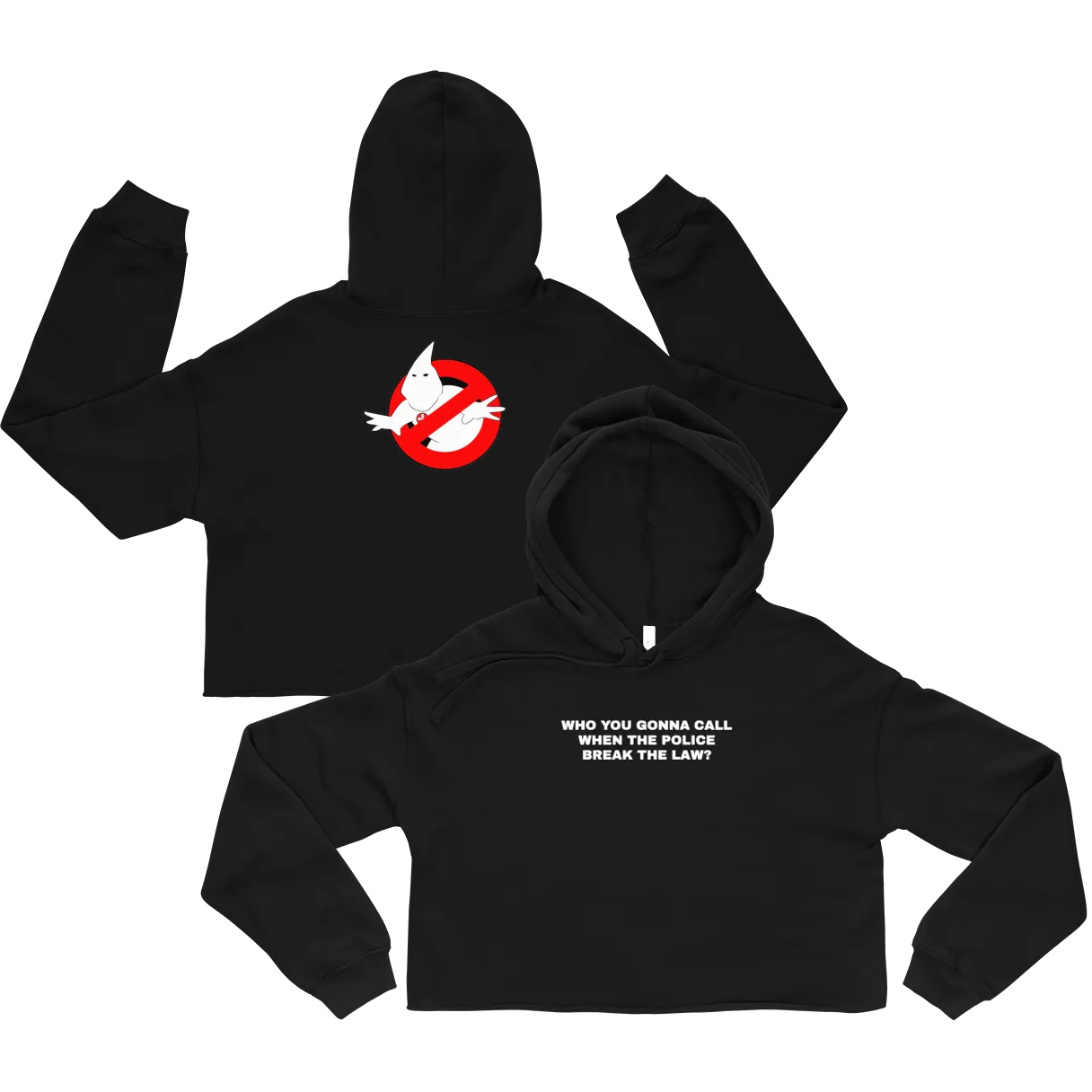 KKK Ghostbusters Cropped Hoodie