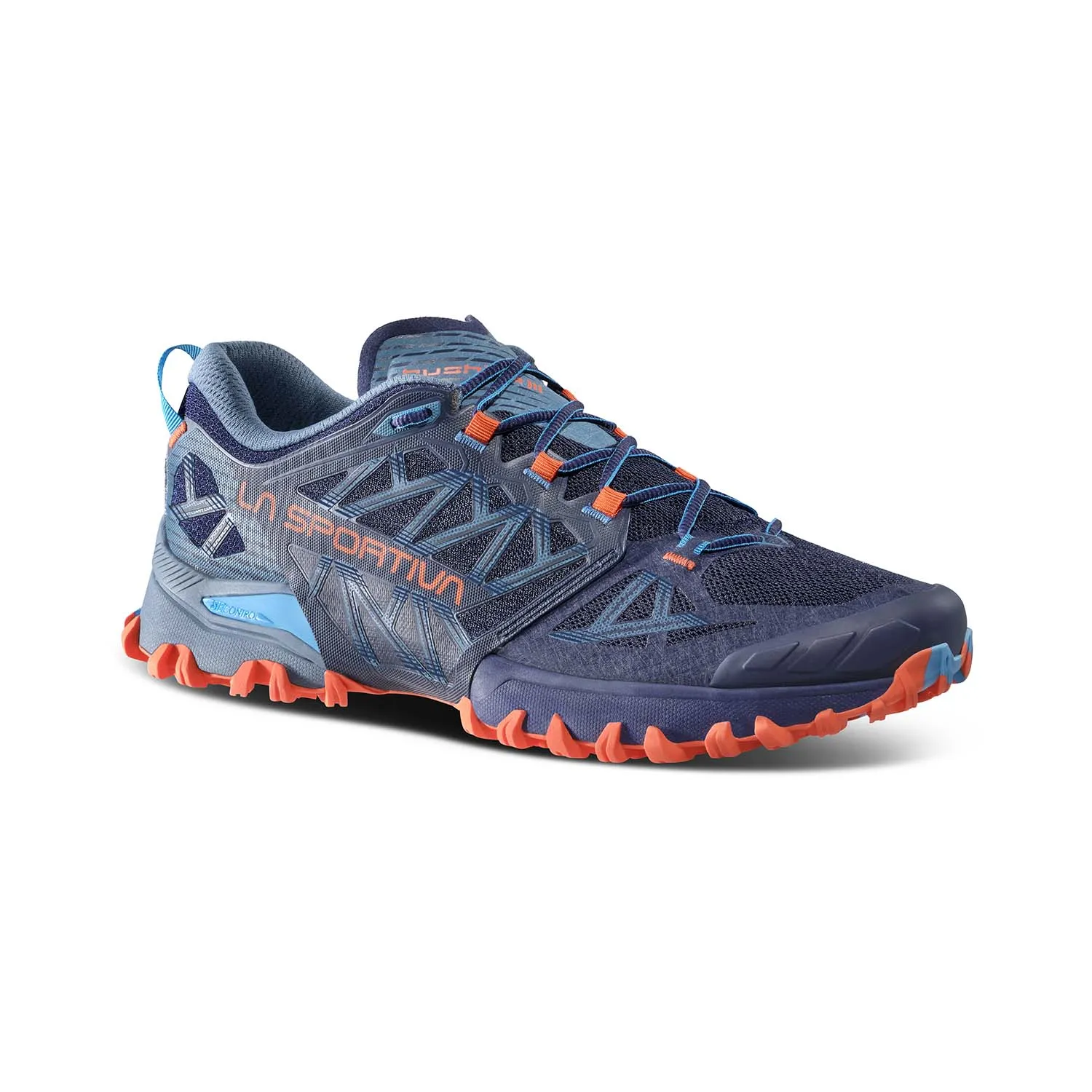 La Sportiva Bushido III  Deep Sea/Cherry Tomato