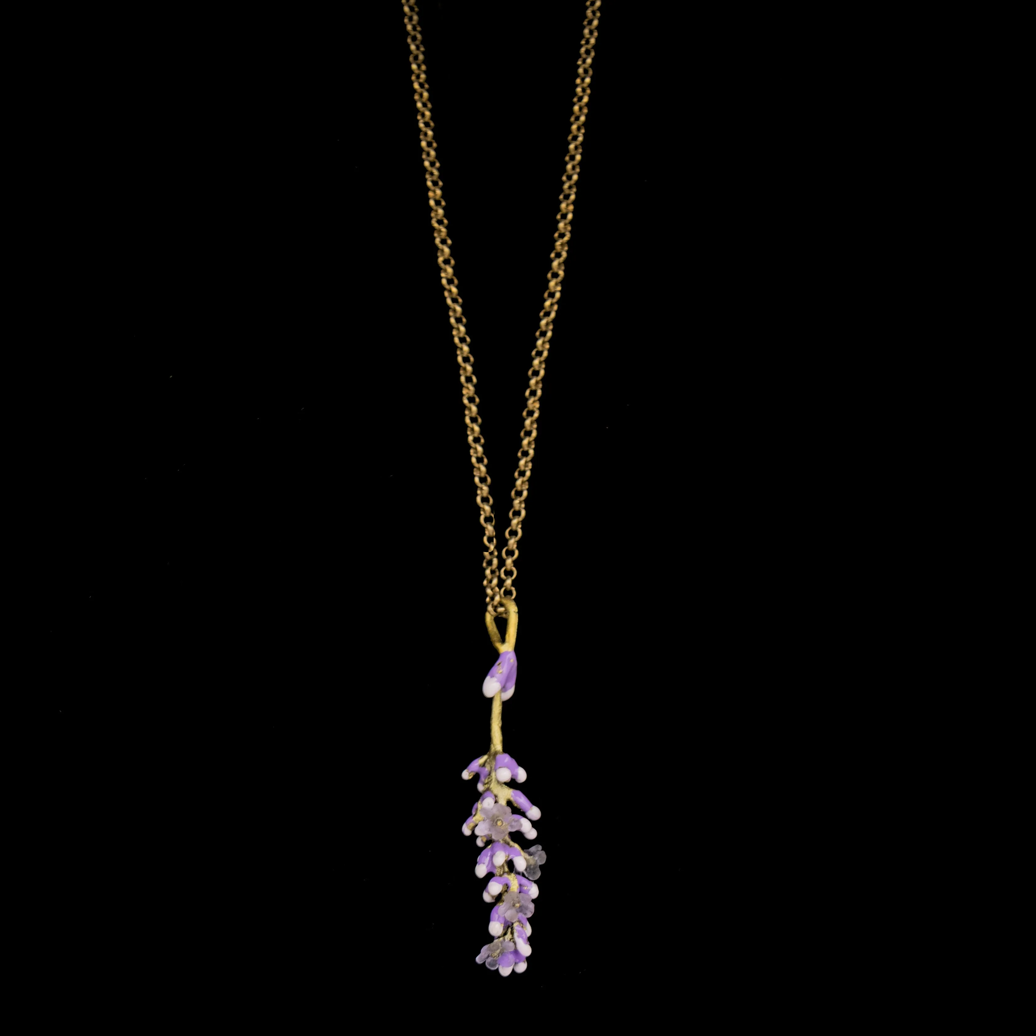 Lavender 22 Inch Adjustable Pendant by Michael Michaud