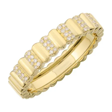 LEAH  RECTANGLE BAR  BAND RING