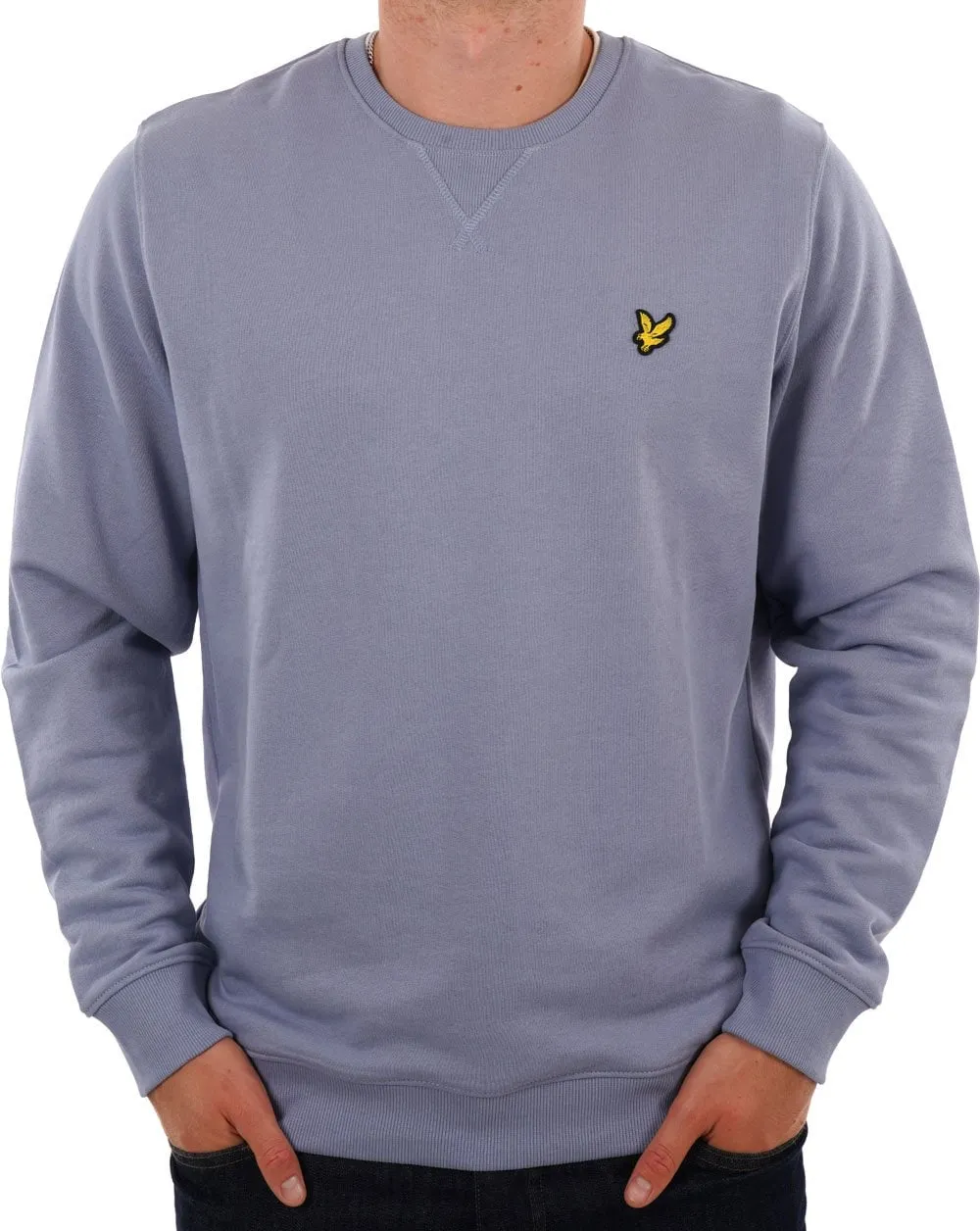 Lyle & Scott Crew Neck Sweatshirt Crafted Blue