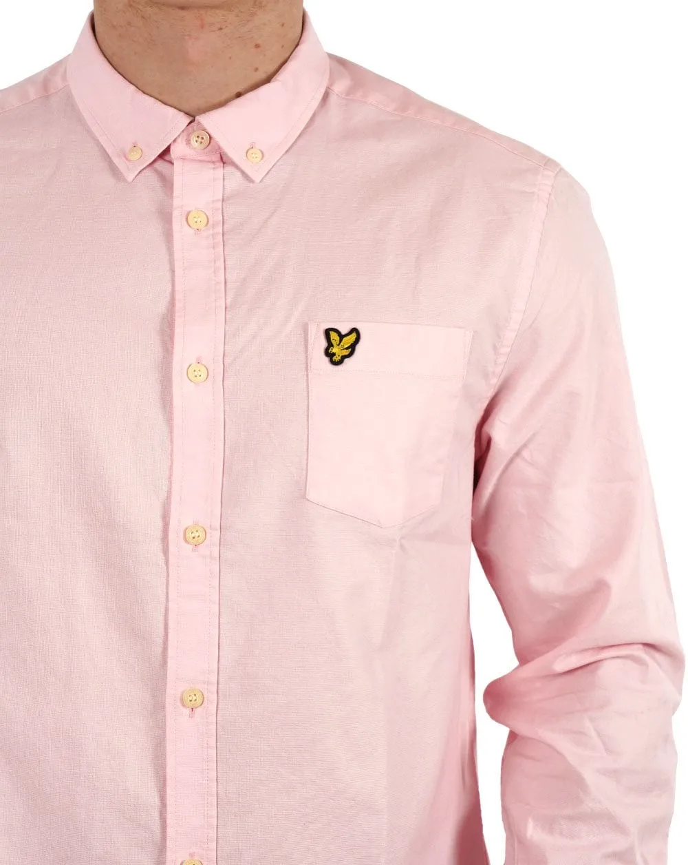 Lyle & Scott Lightweight Oxford Shirt Light Pink