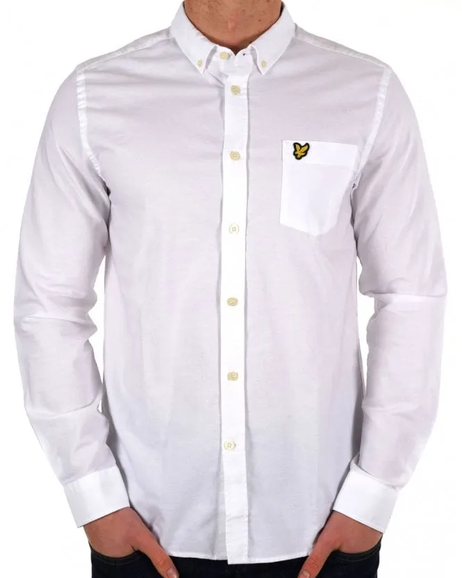 Lyle & Scott Oxford Shirt White