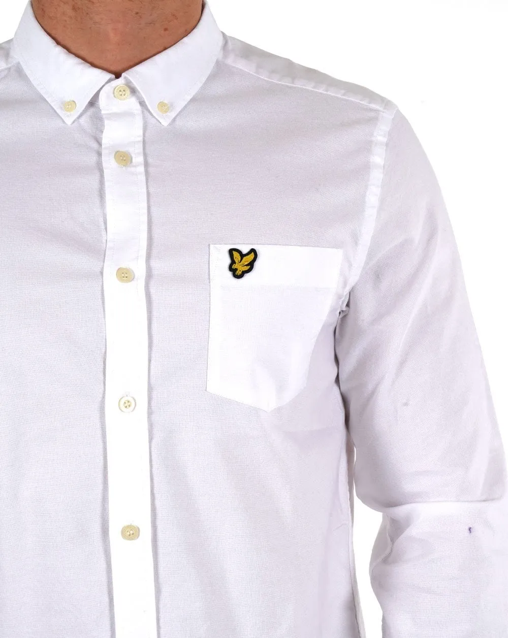 Lyle & Scott Oxford Shirt White