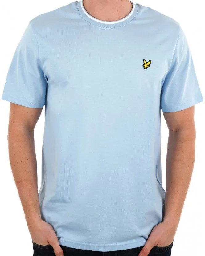 Lyle & Scott Tipped T-shirt Light Blue