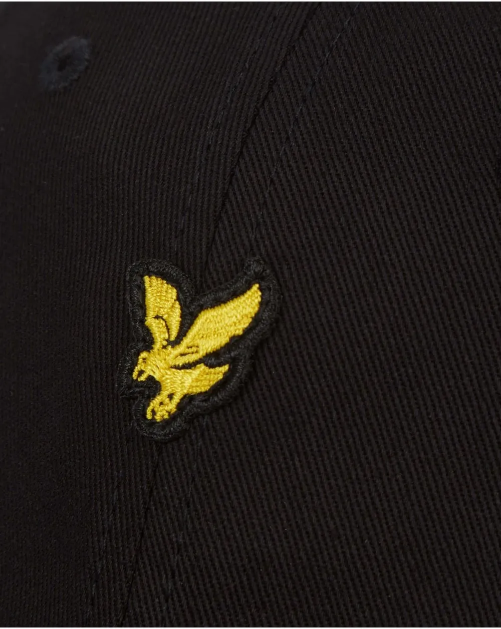 Lyle And Scott Cotton Twill Baseball Cap True Black