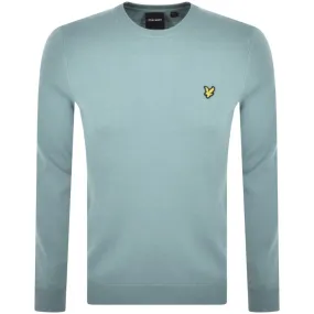 Lyle And Scott Crew Neck Jumper Blue