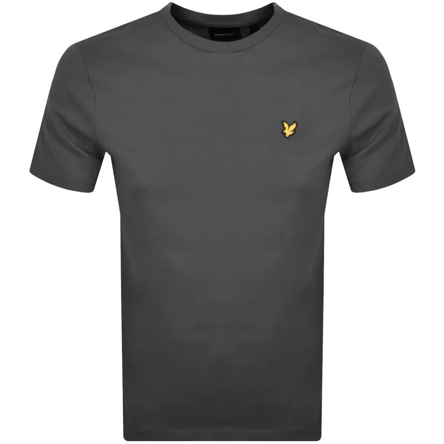 Lyle And Scott Crew Neck T Shirt Grey