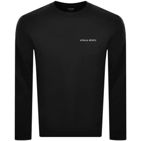 Lyle And Scott Embroidered Logo Sweatshirt Black