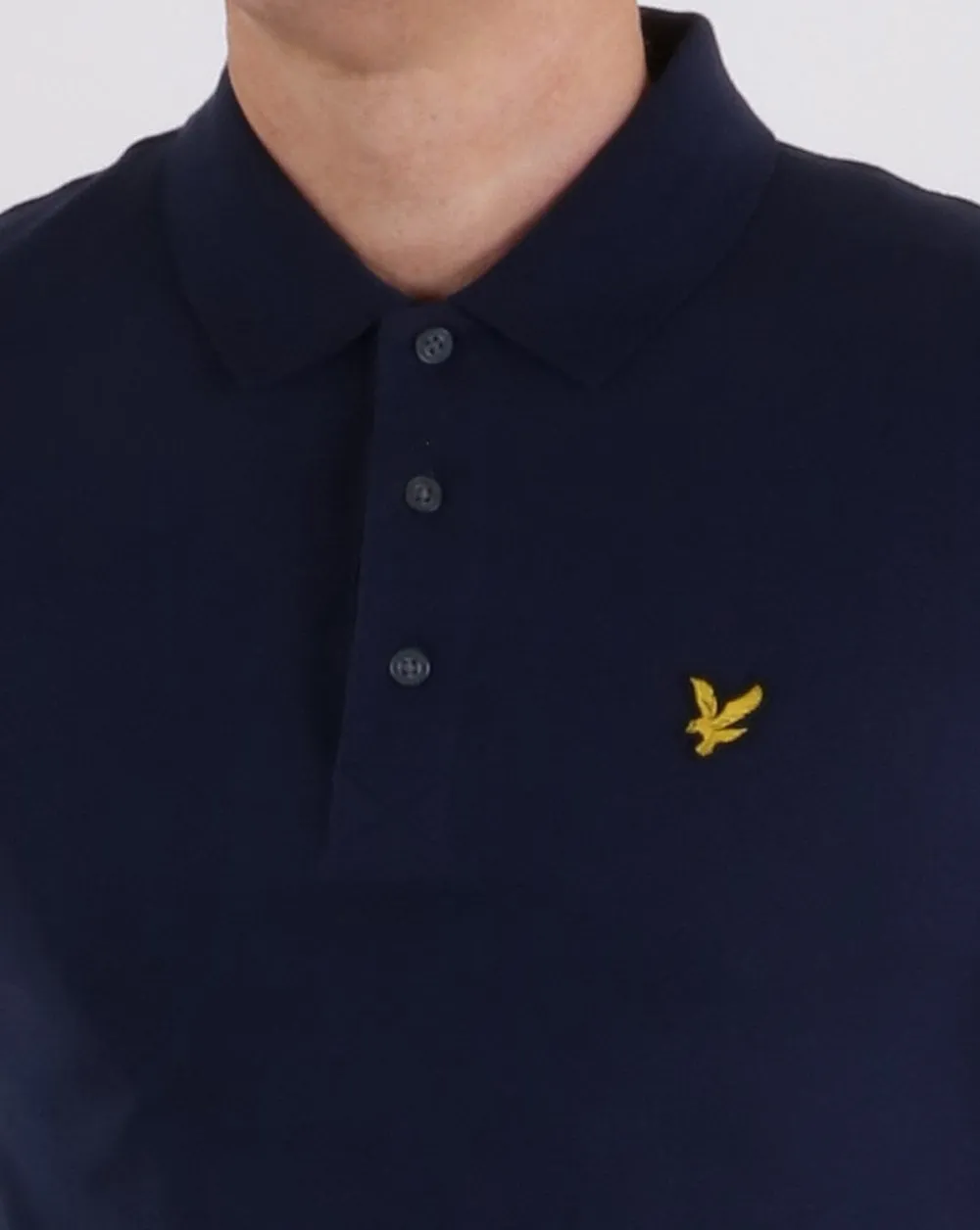 Lyle And Scott Long Sleeve Polo Shirt Navy