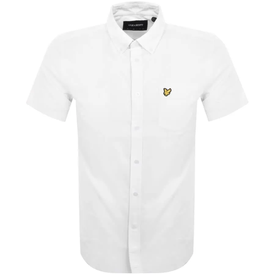 Lyle And Scott Short Sleeve Shirt White