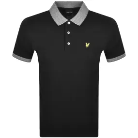 Lyle And Scott Tipped Polo T Shirt Black