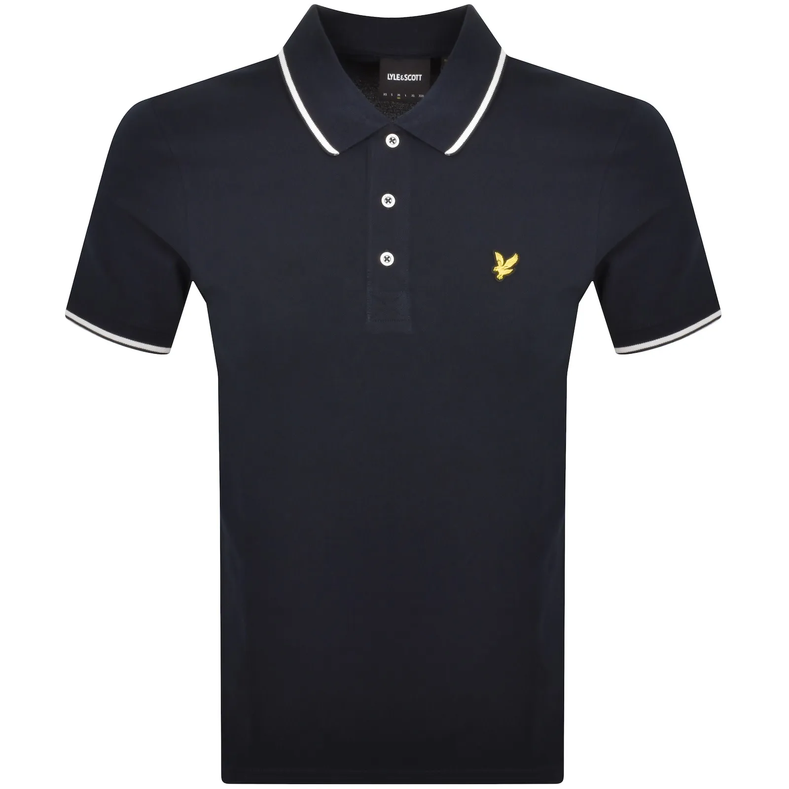 Lyle And Scott Tipped Polo T Shirt Navy