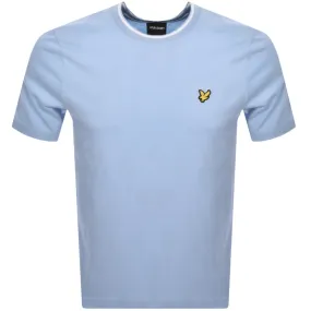 Lyle And Scott Tipped T Shirt Blue