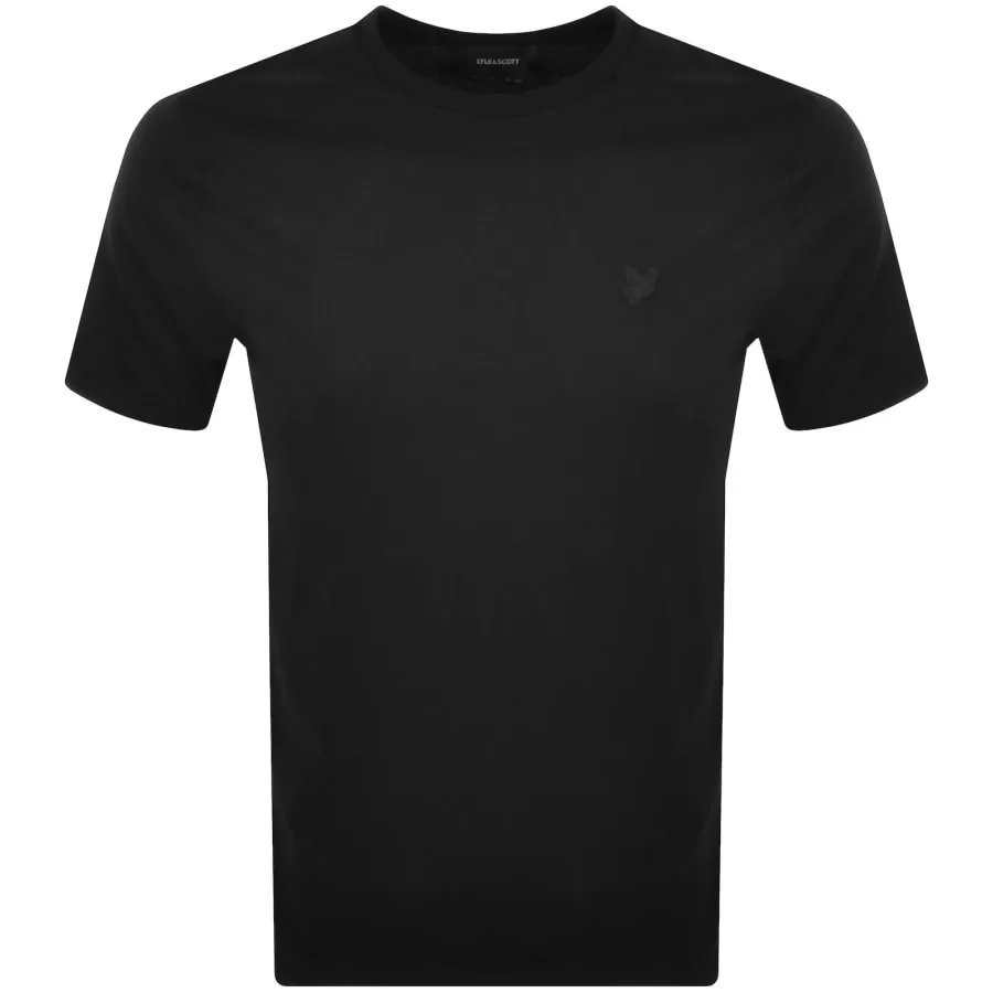 Lyle And Scott Tonal Eagle T Shirt Black