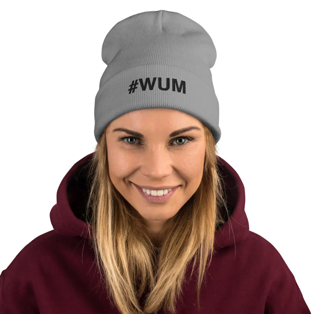 Margo's Collection - #WUM (wakeupmargo) - Black Embroidery - Beanie - Different hat colors available