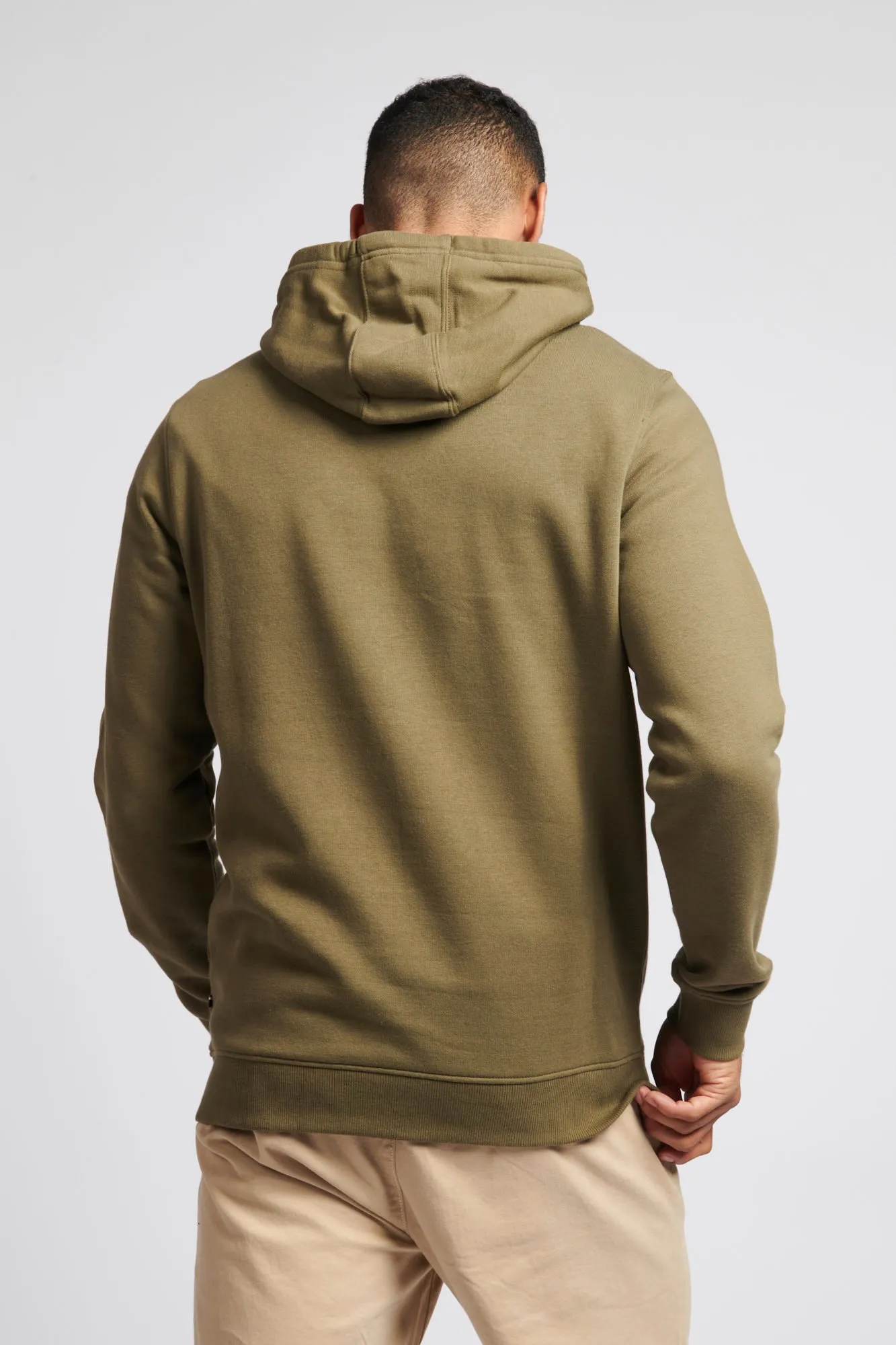 Mens Rider Hoodie in Burnt Olive