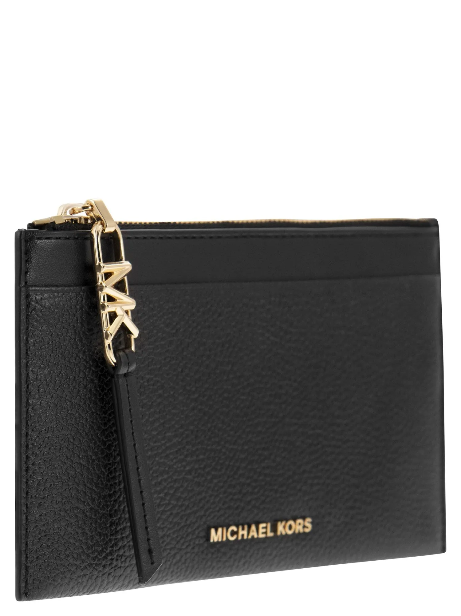 Michael Kors    Michael Kors Large Credit Card Holder In Grained Leather