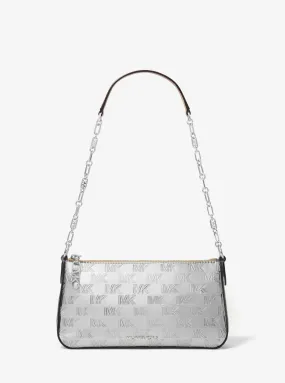 MICHAEL MICHAEL KORS Empire medium patent chain-link pochette -                         -                     -                