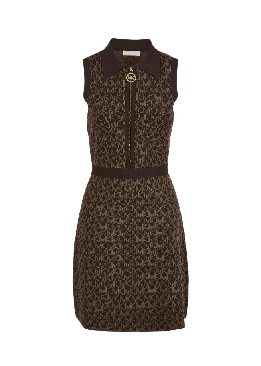 MICHAEL MICHAEL KORS Logo jacquard polo dress -                         -                     -                