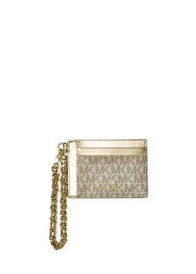 MICHAEL MICHAEL KORS Small metallic logo chain card case -                         -                     -                