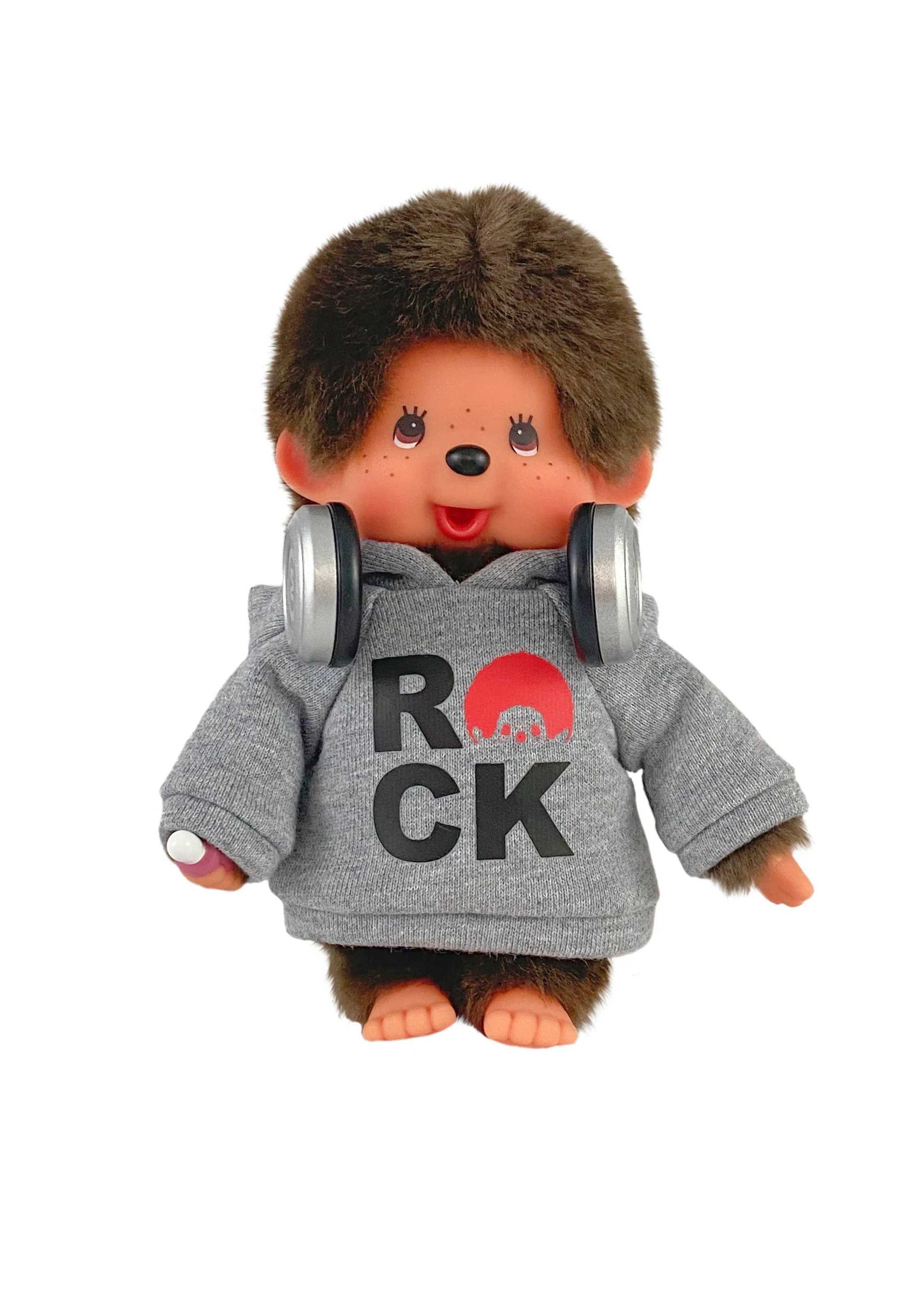 Monchhichi Fashion Rock Hoodie and Headset Boy