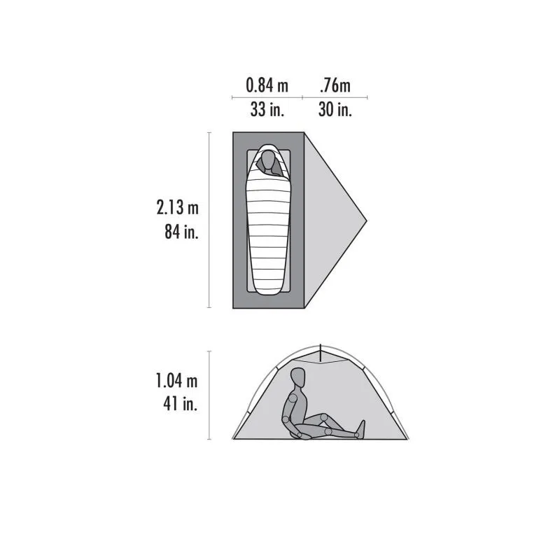 MSR  Access 1 2021 - Tenda da campeggio