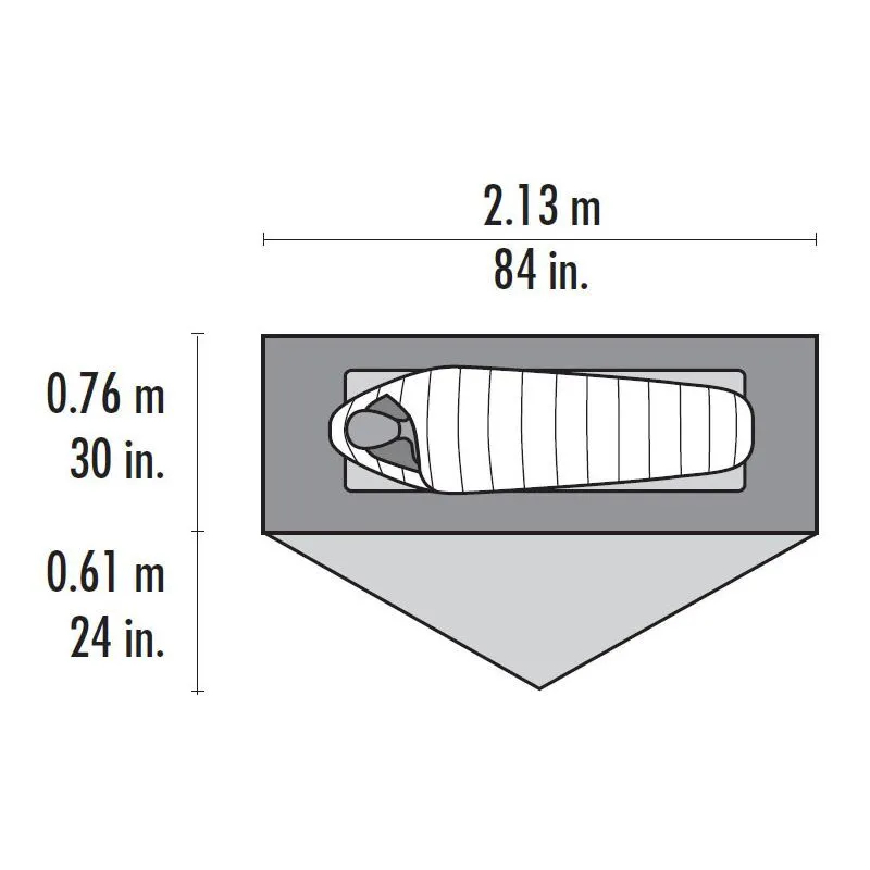 MSR  Carbon Reflex 1 V4 - Tenda da campeggio