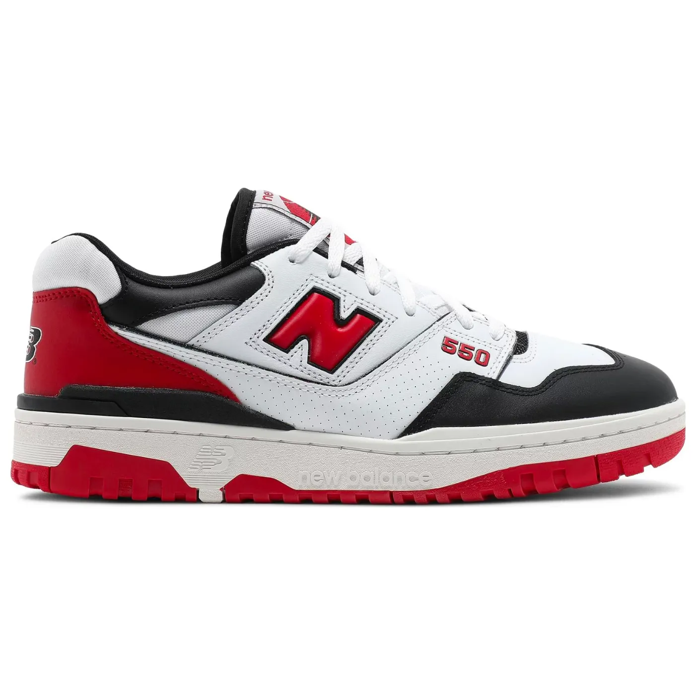 New Balance 550 White Red Black