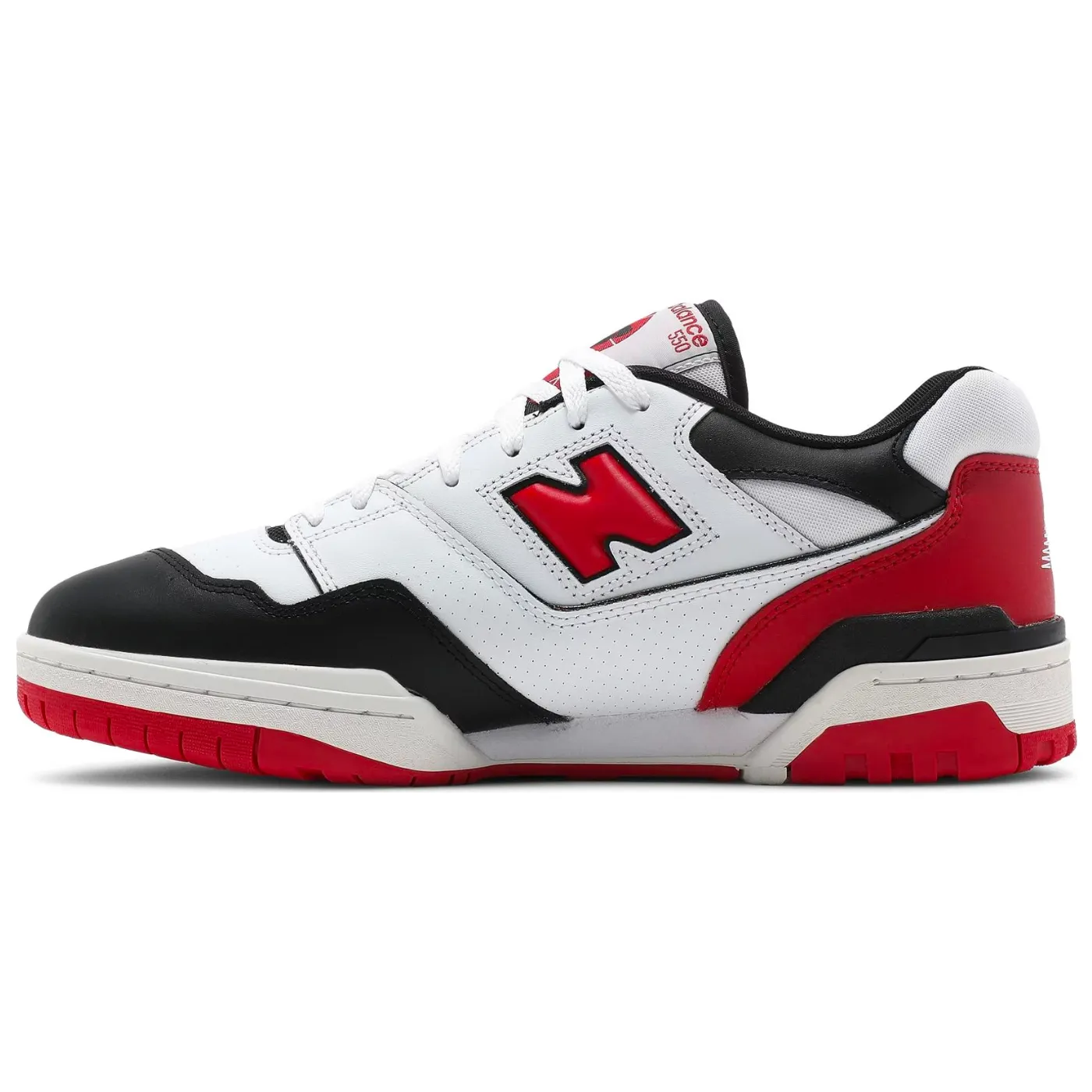 New Balance 550 White Red Black