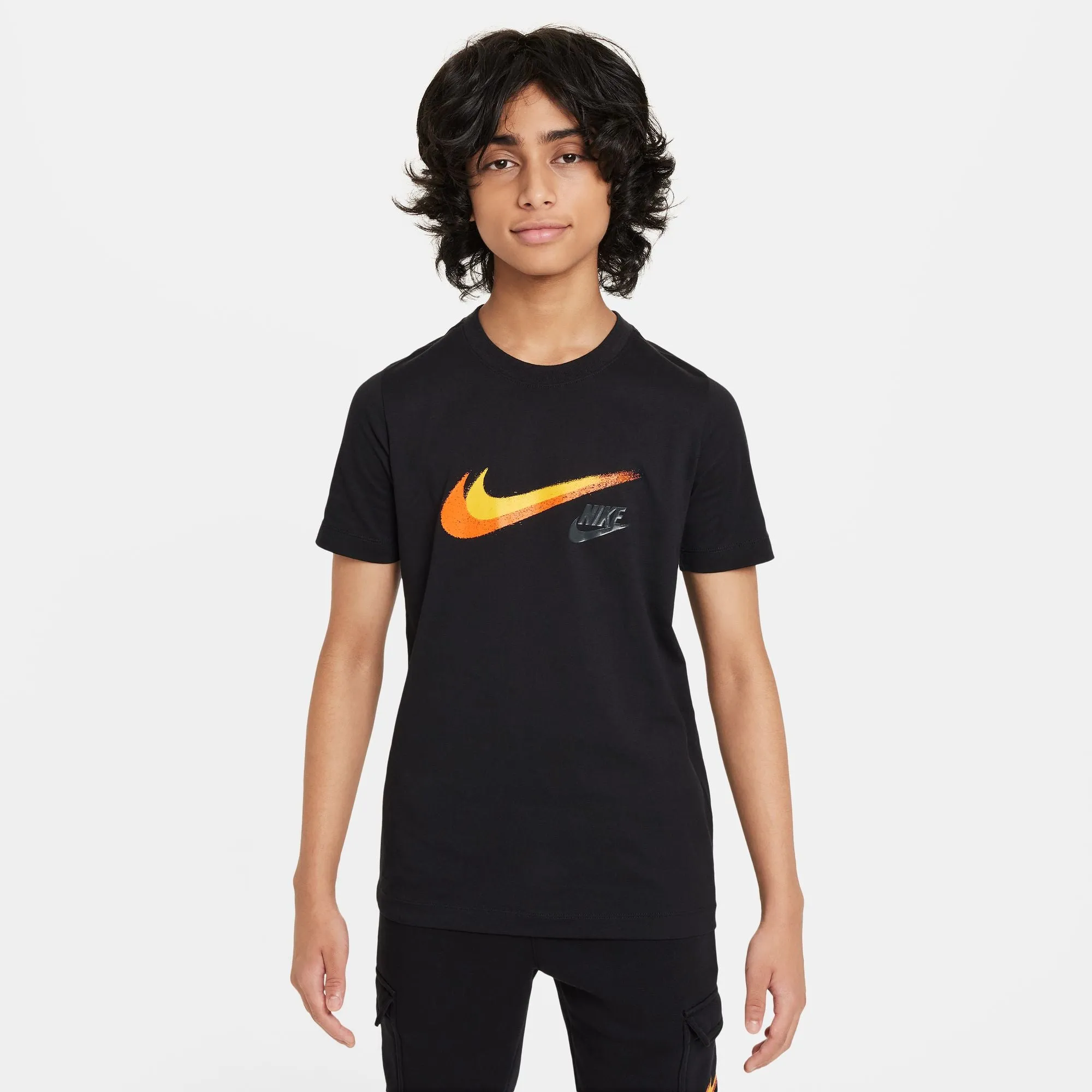 Nike - Boy - Nike Logo Tee - Black