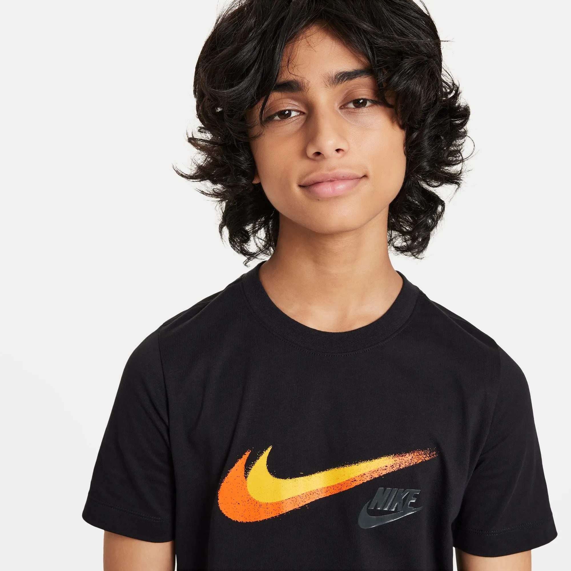 Nike - Boy - Nike Logo Tee - Black