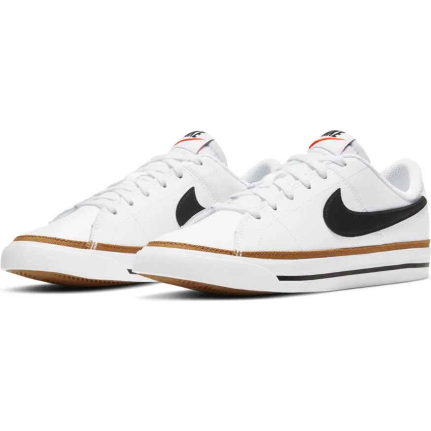 NIKE JUNIOR COURT LEGACY WHITE SHOE