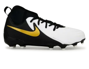 Nike Kids Phantom Luna II Academy FG White/Black/Gold