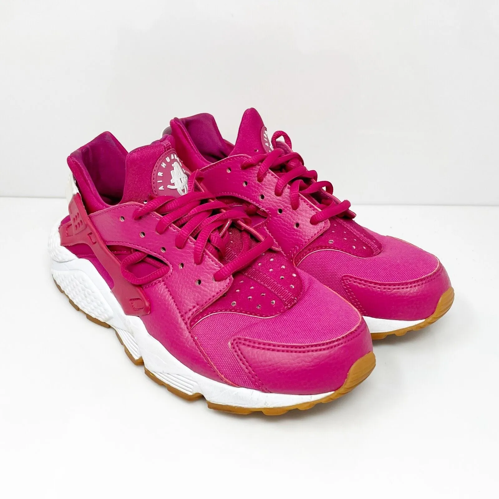 Nike Womens Air Huarache Run 634835-606 Red Running Shoes Sneakers Size 7.5