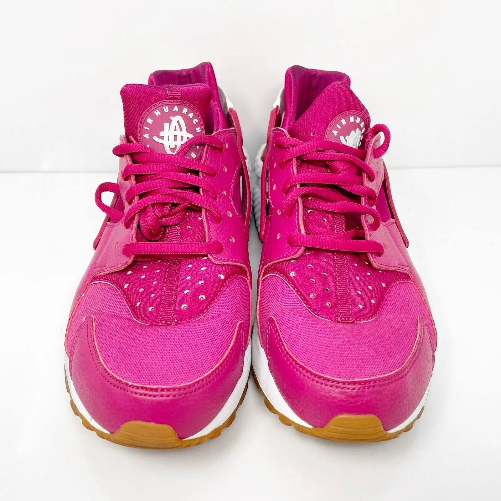 Nike Womens Air Huarache Run 634835-606 Red Running Shoes Sneakers Size 7.5